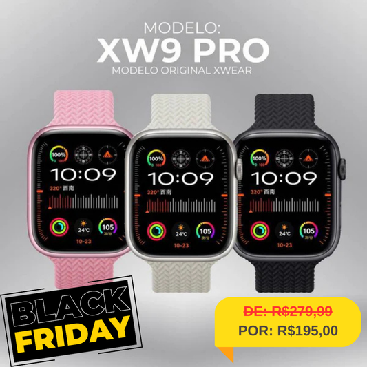 Xw9 Pro - Tradicional Com Tela Amoled E Cpu Dual Core + Função Dois Gestos