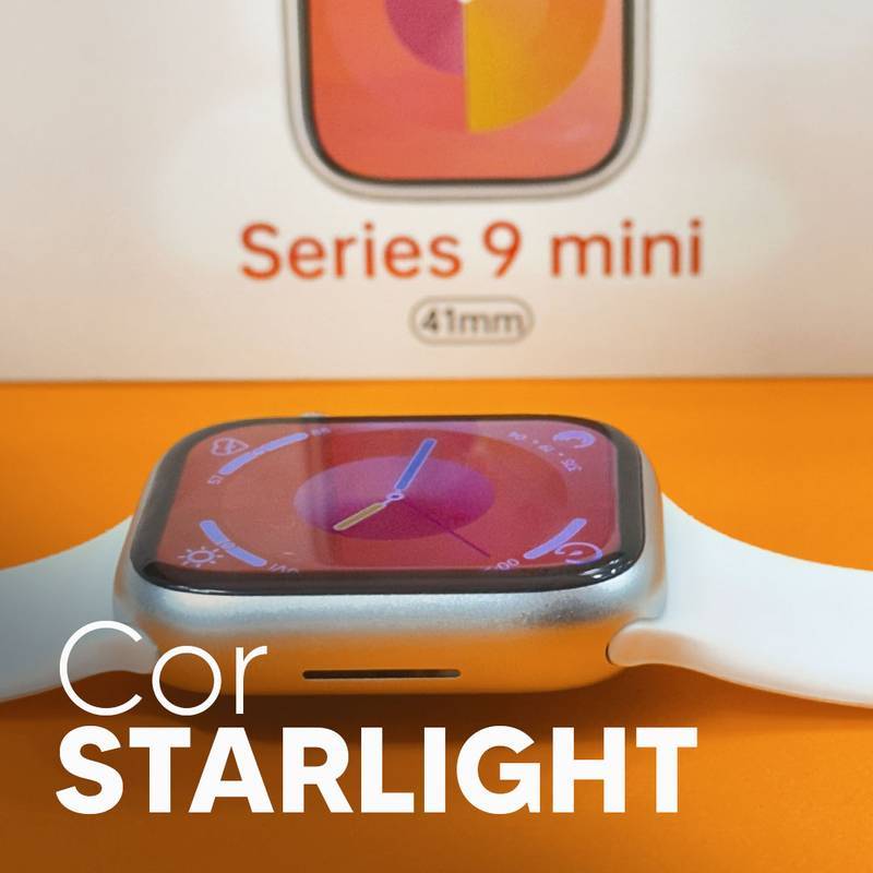 Series 9 mini | AMOLED | 4GB memória interna | Conexão com Fone de ouvido
