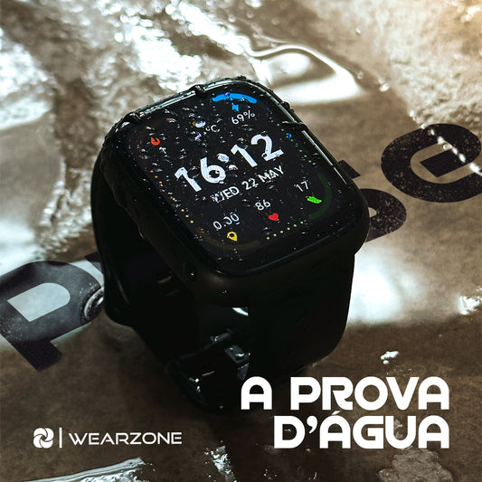 PULSE WEARZONE | Smartwatch para seu dia a dia |A PROVA D'ÁGUA, ALEXA integrada, Até 7 Dias de Bateria