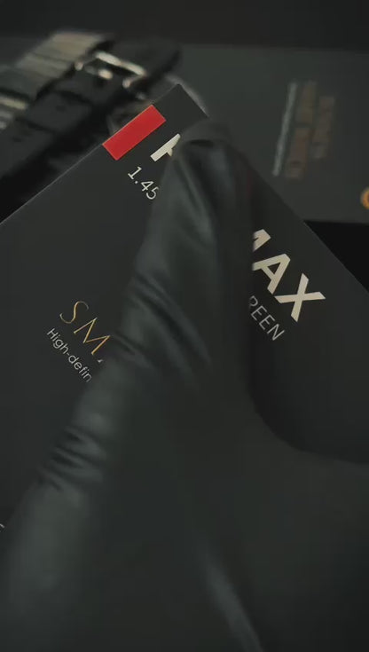 XH4 Max | Smartwatch Executivo com 3 pulseiras